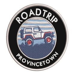 Appalachian Spirit Roadtrip! Provincetown Massachusetts Embroidered DIY Iron or Sew-on Decorative Patch Badge Appliques ~ Explore Wander Adventure Series