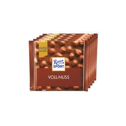 Ritter Sport (Pack of 5) Ritter Sport Whole Hazelnut Milk Chocolate Bars 5x 100 gr / 5x 3.53Oz