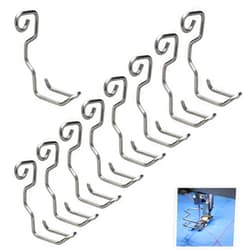 TorSor 10 Pack Sewing Machine Finger Guard Safety Protector to Prevent Hands Hit Needle for Singer Classic Juki Consew Yamata Brother Strong Tough Chain Stitch Machines Beginner Sewer