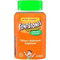 Flintstones Vitamins Flintstone Gummies Imunit Size 60ct One A Day Flintstones Vitamins Plus Immunity Support