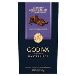 Godiva Chocolatier Godiva Masterpiece Dark Chocolate Bag, Individually Wrapped with Ganache Center, Gourmet Gift for Birthday, Holiday, Kosher, Halal, 15oz