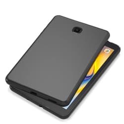 SENON Galaxy Tab A 8.0 2018 Slim Case, SENON Slim Design Matte TPU Rubber Soft Skin Silicone Protective Case Cover for Samsung Galaxy Tab A 8.0 (2018) SM-T387 Verizon/Sprint - Black