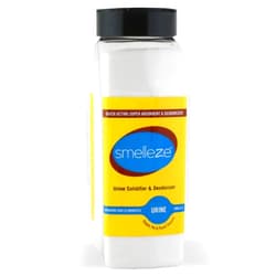 SMELLEZE Urine Super Absorbent, Solidifier & Deodorizer: 2 lb. Powder Rapidly Solidifies Urine & Diarrhea in Pet Loo, Dog Litter Box, Pet Potty Trainer, Portable Urinals/Toilets, Bedpans, etc.