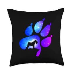 To Love Kerry Blue Terrier Kerry Blue Terrier Paw Dog Lover Mom Dad Throw Pillow, 18x18, Multicolor