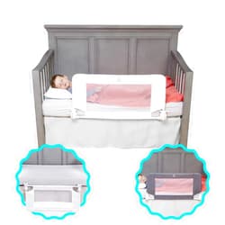 hiccapop Convertible Crib Bed Rail for Toddlers, Baby with Reinforced Anchor Safety