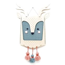 sozo growing up creative Deer Weaving Kit for Kids – DIY Weaving Loom Craft Kit for Beginners, Includes Yarn, Needles & Tools – Fun Arts & Crafts Home Décor Gift for Kids & Adults