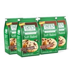 Tate's Bake Shop Soft Baked Cookies Variety Pack, Dark Chocolate Chunk and Chocolate Chip, 4-8 oz Bags