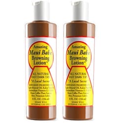 Maui Babe Browning Lotion 8 Ounces (Pack of 2)