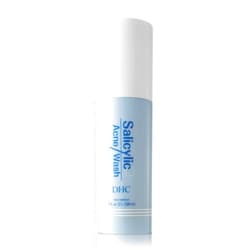DHC Salicylic Acne Wash, Exfoliating Face Wash, Blemishes, Non-drying, 2% Salicylic Acid, Fragrance and Colorant Free, Ideal for Acne-Prone Skin, 4 fl. oz.
