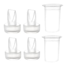 Maymom Pump Parts Compatible with Ameda Purely Your Pumps, MYA Joy Pump, but not MYA Pro; (4 Duckbills 2 Membranes)