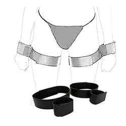 BMLKODF Sex Bondage Kit Bed Restraints Sex for Couple Adjustable Bed Straps Dominance Wrist and Ankle Chain with Cuff Bondaged Adult Kit Game Sex Restraintants Set Kinky Play Women's Hoodies
