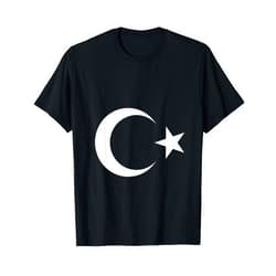 National Flags T-Shirts Turkey Flag T-Shirt Turkish Flag Tee Shirt T-Shirt