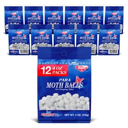 Enoz para Moth Balls, Kills Clothes Moths and Carpet Beetles, No Clinging Odor, Use for Storage, 4 oz