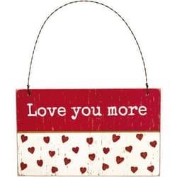 Primitives by Kathy Love You More Decorative Ornament
