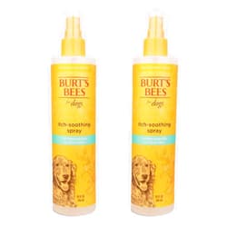 Burt's Bees for Pets Itch Soothing Spray with Honeysuckle, 95% Natural Origin Formulas, Canine Spritz for Itchy Dogs, 2pk 10oz