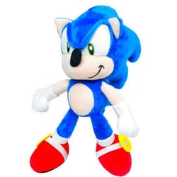 Binoa Sonic Plush Toy Blue Stuffed Animal Plush Doll, 11inch Hedgehog Cartoon Characters Sonic Plush Figure, Gift for Movie and Game Fans