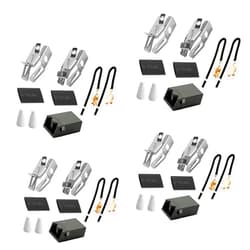 Fetechmate 4 Pack 330031 Range Burner Receptacle Kit ERR117 Surface Element Plug-in Block Kit Fit for Whirl-Pool Ken-More Frigi-daire Stove, Replaces WB17X210 5303935058 814399 WB17X210 by Fetechmate