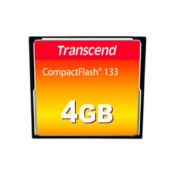 Transcend 4 GB 133X CompactFlash Memory Card TS4GCF133