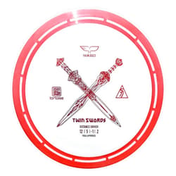 Yikundiscs Yikun Twin Swords Understable Distance Driver| Pro Worlds 2025 Limited Edition | Beginner-Friendly Max-Distance Disc | Wind-Resistant & Easy-Glide Control | PDGA Approved 170-175g