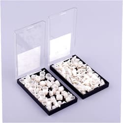 NSKR HPS 100pcs Dental Temporary Crown Veneers Material Anterior Front Back Molar Teeth