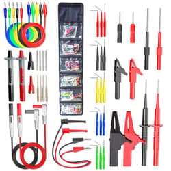 Goupchn Multimeter Test Leads Kit with Replaceable Probes Set, Banana Plug to Test Hook Leads, Alligator Clips and Wire Piercing Probes for Electrical Testing, Automotive Diagnostic