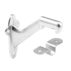 Prime-Line MP10132 Staircase Handrail Support Bracket, Diecast Zinc Construction, Satin (2 Pack)