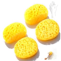 YudeWater Drywall Texture Repair Kit, 4 Knockdown Texture SpongesandGloves, for DIY Wall & Ceiling Patch, Matching Orange Peel & Splatter Texture