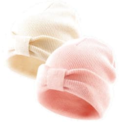 FURTALK Baby Beanie Winter Hat Knitted Warm Hat with Cute Bow Infant Toddler Cuffed Beanies