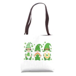 Gnome St Patricks Day For Women Men Teacher Shenanigans With My Gnomies St Patricks Day Gnome Tote Bag