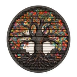 Venovez Tree Of Life, Carved Wood Wall Art, 3D Wall Decor, Home Decor, Housewarming Gift, Wall Hangings, Round Wall Art, Wall Decor, Wooden Wall Decor