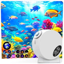 Syslux Galaxy Projector, Planetarium Star Projector,Bedroom Night Light,Rotatable Nebula Projector lamp,4K Replaceable 13 HD Galaxy Discs,for Kids Adults Bedroom Decor Birthday