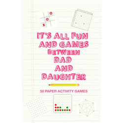 Brainy Puzzler Group It's All Fun And Games Between Dad And Daughter: Fun Family Strategy Activity Paper Games Book For A Parent Father And Female Child To Play Together Like Tic Tac Toe Dots & Boxes And More Green Design