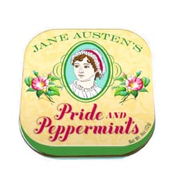 The Unemployed Philosophers Guild Jane Austen Pride and Peppermints Breath Mints, 1 Tin, Net Wt .4oz (12g)