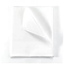 Ensur Fabri-Cel Choice Stretcher Sheet, Flat 40 X 84 Inch White Tissue/Polyethylene Film Disposable, Tidi Products, 919380 - Case of 50
