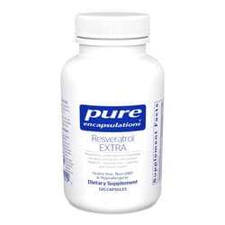 Pure Encapsulations Resveratrol EXTRA - 100 mg Trans-Resveratrol - For Healthy Cellular & Cardiovascular Function* - Antioxidants Supplement - Non-GMO & Gluten Free - 120 Capsules