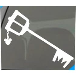 FAVFOUR INC KINGDOM HEARTS VIDEO GAME KEYBLADE LOGO VINYL STICKERS SYMBOL 6