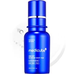 Medicube Zero Exosome Shot 7,500 PPM Spicule Facial Serum | Liquid Skin Booster Serum | Exosome, AHA+BHA+PHA | Pore Care, Dead Skin Cells, Skin Texture | Korean Skin Care 1.01 fl.oz