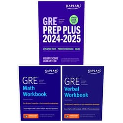 Kaplan Test Prep GRE Complete 2024-2025 - Updated for the New GRE: 3-Book Set Includes 6 Practice Tests + Live Class Sessions + 2500 Practice Questions (Kaplan Test Prep)