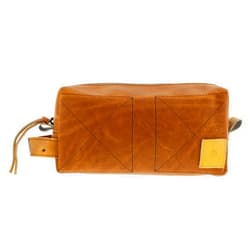 FIELDERS CHOICE GOODS Baseball Leather Travel Bag - Large Toiletry Bag, Handcrafted with Vintage Gloves by FC Goods