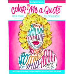 Nour Tohme Color Me a Quote Coloring Book: Wise Words from Shakespeare and Einstein to Hepburn and Bowie (Design Originals)