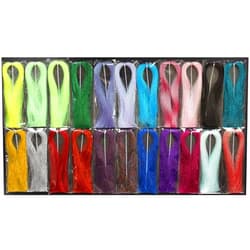 Tigofly 22 Packs 22 Colors Crystal Flash Holographic Tinsel Krystal Flashabou Sparkle Dry Streamer Tube Fly Fishing Tying String Materials
