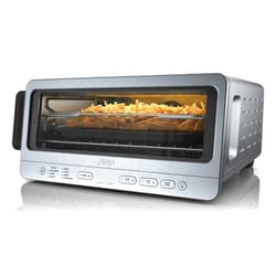 Ninja Flip Toaster Oven&Air Fryer, 8-in-1 Functionality, Flip Up&Away Capability for Storage Space, LargeCapacity, Air Fry Basket, SheetPan, Wire Rack&Removable Crumb Tray, Stainless,1800 watts, SP151