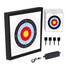 SPG Archery Target for Backyard Adult - EVA Foam Big Archery Target for Bows up to 50 Lbs, Durable Bow and Arrow Target for Backyard Shooting Practice with Arrow Puller
