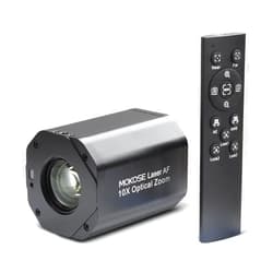 MOKOSE USB HDMI Video Camera Webcam 10X Optical Zoom Full HD 1080p Laser Detection Auto Focus and Remote Control for Conference Live Streaming Business Education Medical Teaching