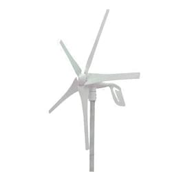 AIBOAT Wind Turbine Generator & Waterproof Wind Controller 12V 400W 5 Blades Low Wind Speed Starting NSK Bearings Garden Street Lights Wind Turbines (12V)