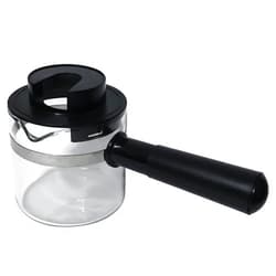 WEIJIA F0274200 Espresso Machine Glass Carafe with Lid compatible with Krups 867, 963, 972, 985, 871, 872