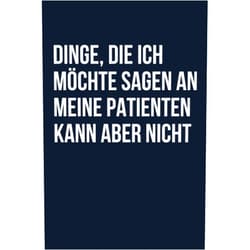 German Edition by Shaun. R Betts (Author) Dinge, die ich möchte Sagen An meine Patienten Kann aber nicht: Lustige Geschenkidee für Mediziner Notizbuch für Krankenschwestern, Pflege, Ärzte, ... | 110 Seiten (German Edition)