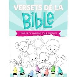 June & Lucy Kids Versets de la Bible : Livre de coloriage pour enfants (French Edition)