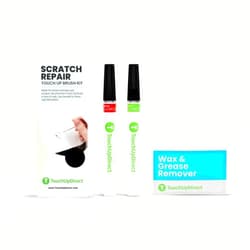 TouchUpDirect 416 Carbon Black Metallic Compatible with BMW Exact Match Scratch Repair Touch Up Paint - Brush Kit
