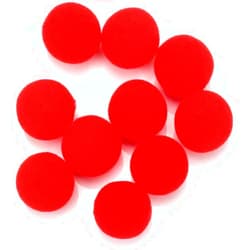 PurYupearl 10Pcs Red Sponge Balls Soft Magic Tool Sponge Balls,Lightweight Mini Sponge Balls Magic Street Classical Comedy Trick Props Magic Kits and Accessories Novelty and Gag，Novelty and Gag Toys(2.5cm)
